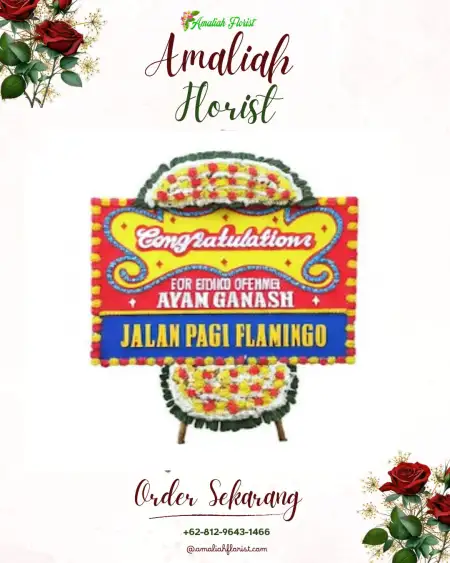 Sewa Papan Bunga Bambel